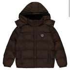 Trapstar Irongate Detachable Hooded Puffer Jacket - Brown
