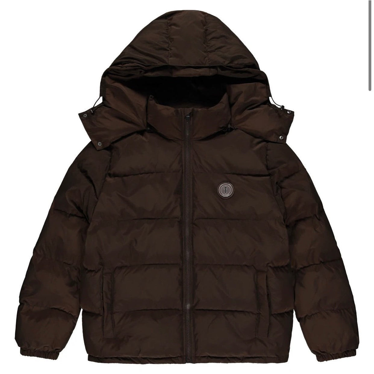 Trapstar Irongate Detachable Hooded Puffer Jacket - Brown