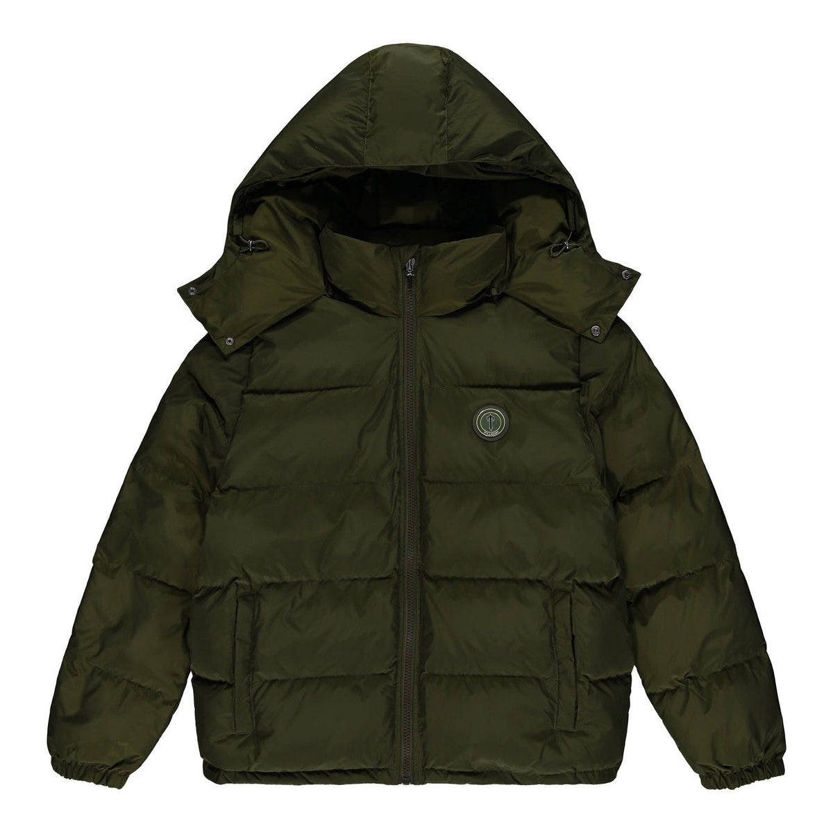 Trapstar Irongate Detachable Hooded Puffer Jacket - Olive