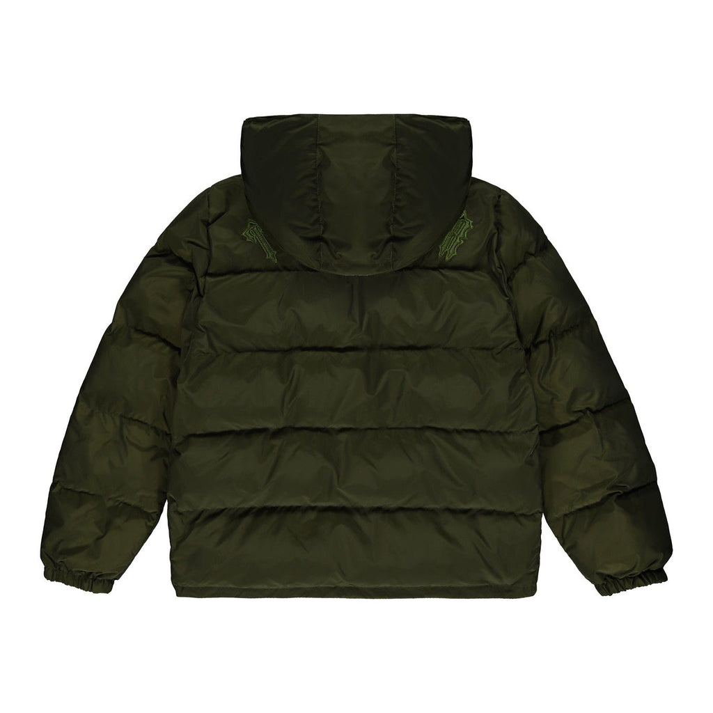 Trapstar Irongate Detachable Hooded Puffer Jacket - Olive