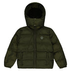 Trapstar Irongate Detachable Hooded Puffer Jacket - Olive