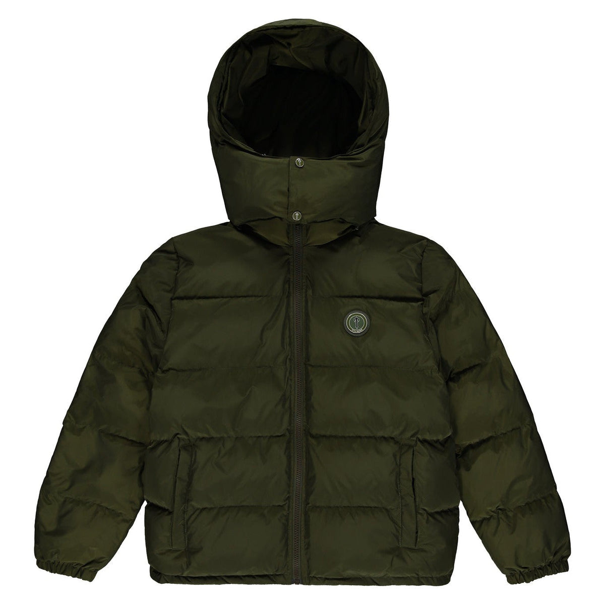 Trapstar Irongate Detachable Hooded Puffer Jacket - Olive
