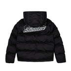 Trapstar Shooters Hooded Puffer Jacket - Black / Reflective