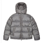 Trapstar Shooters Hooded Puffer Jacket - Grey