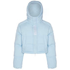 Trapstar Women's Decoded 2022 Hooded Puffer Jacket - Ice Blue