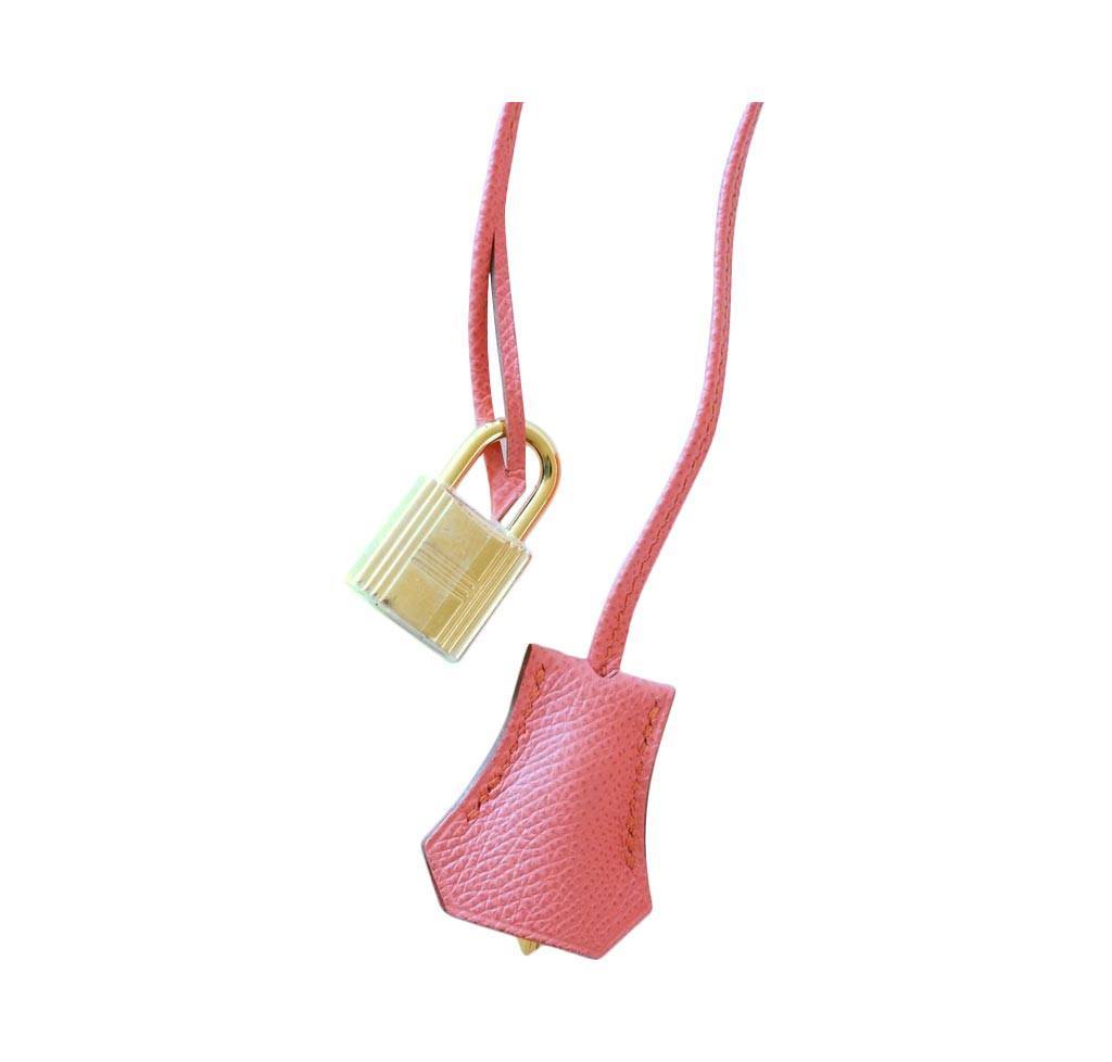 Hermes Birkin 35 Flamingo Epsom Leather Gold Hardware